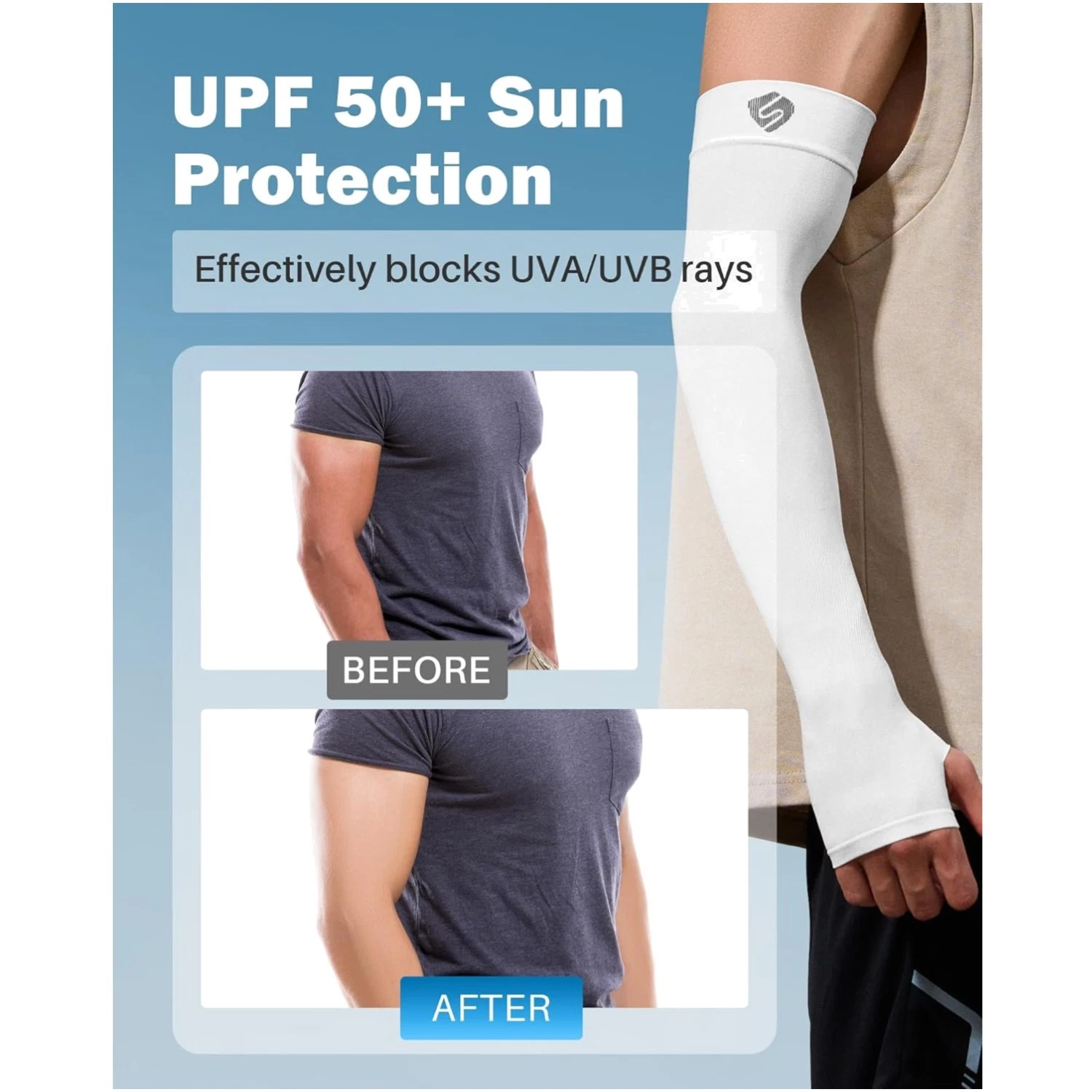 Compression Cooling Sleeves for Outdoor Sports
