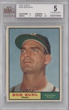 1961 Topps Bob Buhl #145 BVG 5 1b4