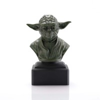 Royal Selangor Limited Edition Pewter Yoda Bust (Green) - Licensed Star Wars Sta