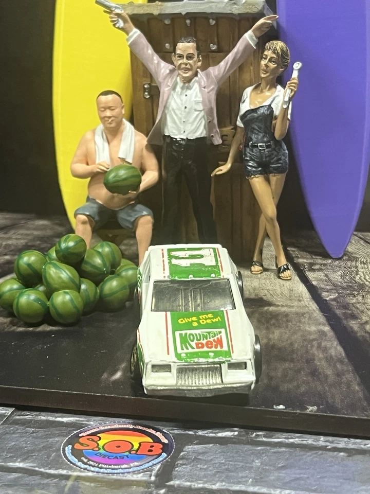 Hot Wheels Blackwalls 1982 Racing Stocker Mountain Dew 1:64 usado excelente estado diecast Foto 4 de 4