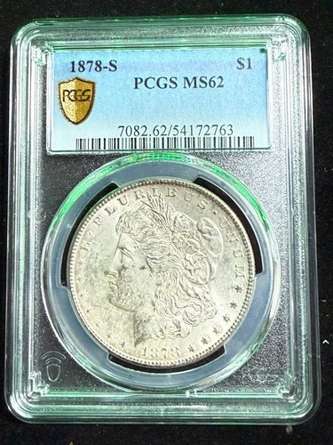 1878 S MORGAN DOLLAR PCGS MS62 763