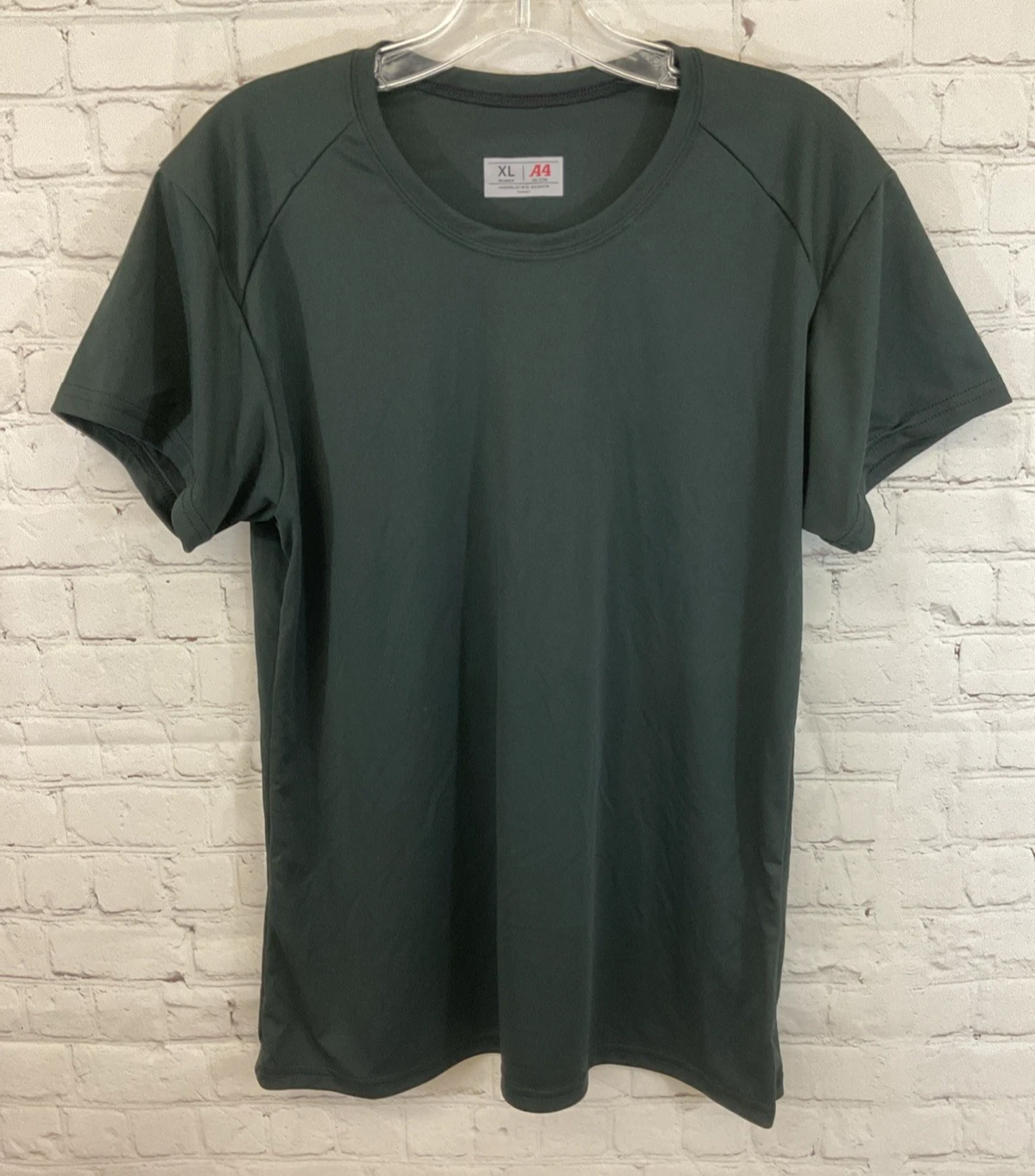 A4 38997 Women's 100% Polyester Athletic Shirt Black XL
