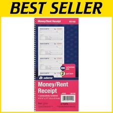 Landlord Rent Receipt Book - 200 Sets, 2-Part Carbonless