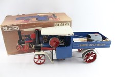 Mamod Boxed Steam Wagon Blue Untested Made In England Vintage Desk 