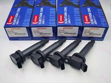 4pcs 673-1307 Denso 90919-02244 Ignition Coils For 2001-2008 Rav4 2.4l L4 New
