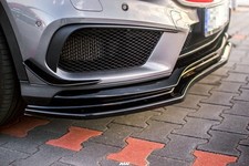 Maxton Design Frontlippe passend f&uuml;r Mercedes GLA 45 AMG schwarz Hochglanz