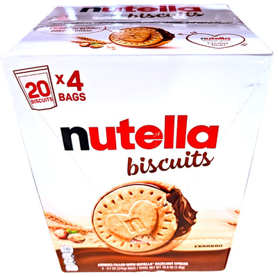 Nutella Biscuits with Hazelnut Spread 4 x 9.7 Oz EXP 03/2027