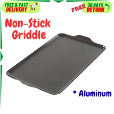 Stovetop Aluminum Burner Griddle Non-Stick Pancake Pan Cooking Surface USA Made