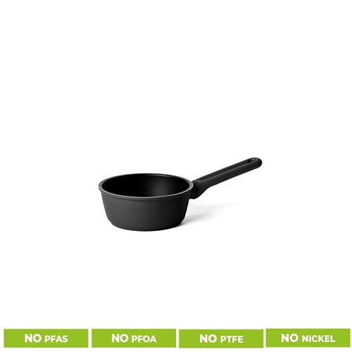 GUZZINI CASSERUOLA ANTIADERENTE MANICA LUNGO 16cm Cook Color Nero 09686410