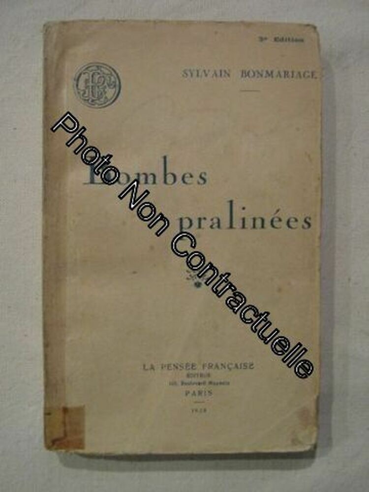 Bombones De Praliné | Sylvain Bonmariage | Muy Buen Estado