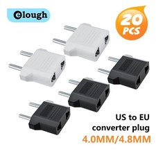 US to EU Plug Adapter Power Socket Converter Travel Charger