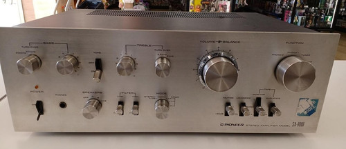 Pioneer SA -8800 Stereo Integrated Amplifier Vintage Audio Silver Japan