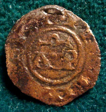 Sicily Enrico VI And Costanza Half Denaro  A P  Omega Very Rare R 2