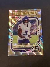 Jordan Addison 2025 Donruss Football Dominators #DOM-JAN Minnesota Vikings