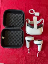 oculus quest 2 headset and controllers