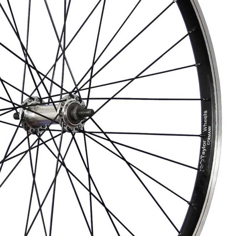 Laufrad 26 Zoll Vorderrad Edelstahl Speichen Aluminium Fahrrad Felge 559 schwarz - Bild 2 von 4