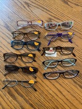 Eyeglasses/readers Men's Women's Mixed Brands And Strengths Lot of 11 Pairs