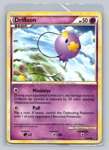 Pokemon Drifloon Undaunted 46/90 Light Play LP+ or Better