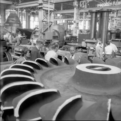 Open day Escher Wyss Zurich 1955 Switzerland Old Photo 1