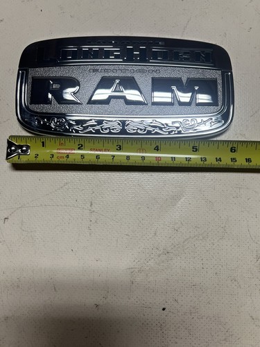 2015-2017 RAM 1500 TAILGATE LONG HORN Emblem OEM 68083799AA - Picture 6 of 9