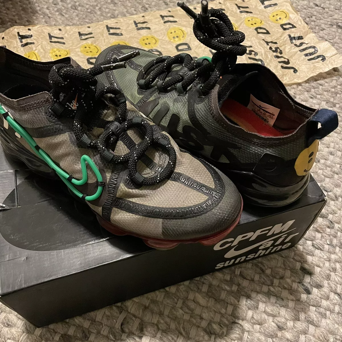 guirnalda Puntualidad Médico Nike Vapormax CPFM 12.5 (Men's Size 11) Cactus Plant Flea Market 2019  CD7001 300 | eBay