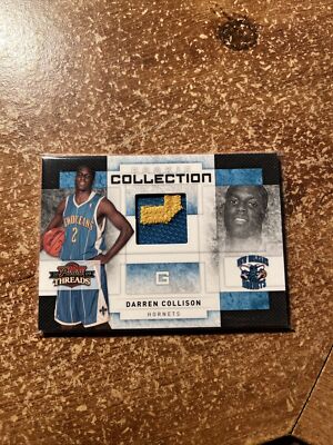 2009 Panini Threads Collection Materials Prime /25 Darren Collison #20 Rookie RC