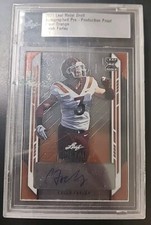 1 Of 1 2021 Leaf Metal Draft Pre-Production Proof Caleb Farley (AU, RC) 