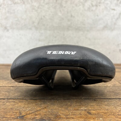 Selle Vélo De Route Terry Liberator, Confort Femme, Noire, Vintage Années 90, Made In Italy
