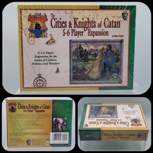 Catan Cities & Knights 5-6 Spieler Erweiterungsset - 1. Auflage Mayfair 2001 NEU✅️