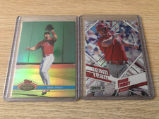 2021 Topps Stadium Club Chrome Mike Trout 1991 Design & Beam Team Insert