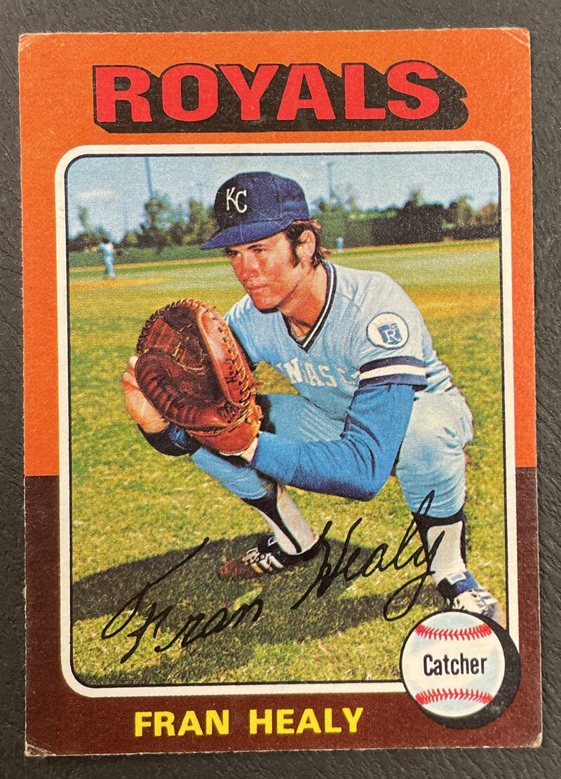 1975 O-Pee-Chee OPC Baseball - #251 Fran Healy - Kansas City Royals