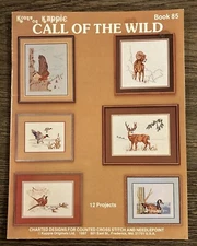 Vintage Call Of The Wild Cross Stitch Patterns Booklet Duck Deer Pheasant #85