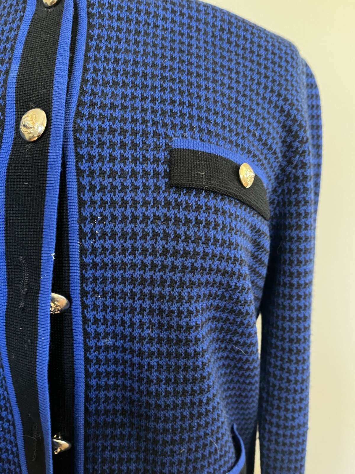 Worldly Things Vintage Wool Classic Cardigan Jack… - image 5