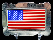 United States of America Flag American Vintage Belt Buckle