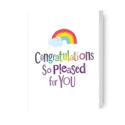 DANILO PROMOTIONS LTD Brightside Congratulations Card 'Congratulations So Pleased For You'