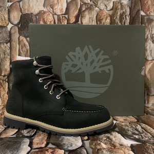 black moc boots