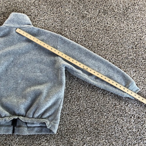 Vintage 90s Cabelas Jacket Mens Size L Gray Fleece Full Zip Outdoor Casual USA - Picture 8 of 8