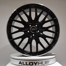 GENUINE AUDI TT TTS 8S Y SPOKE 20" GLOSS BLACK / CUT ALLOY WHEEL X1 8S0601025S