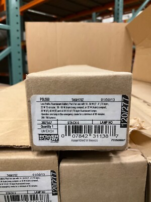 Power Sentry PSL550 Battery For Fluorescent Emergency Ballast Lighting