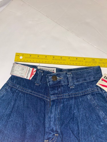 Brittania Vintage High Waist Mom Jeans NWT Girls Slim 12 - Picture 3 of 12