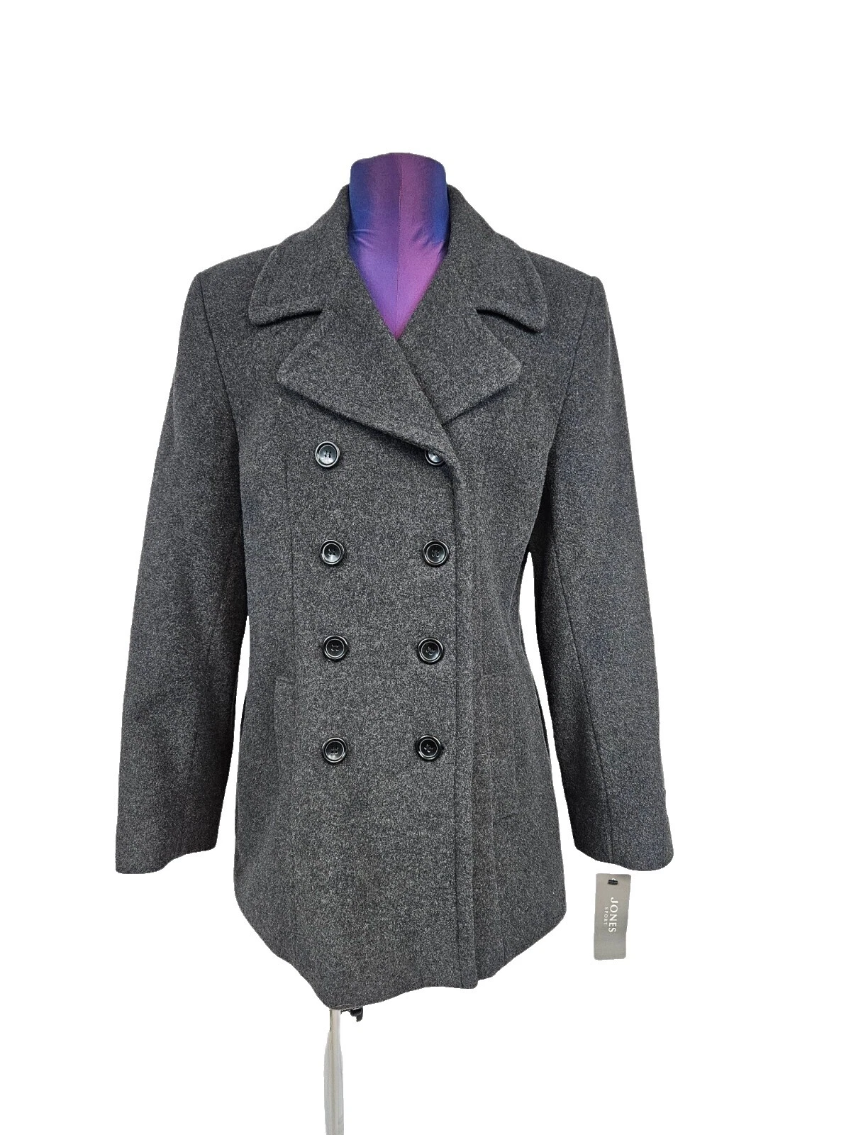 Sólido Jones New York mujer abrigos, chaquetas y chalecos para Mujeres