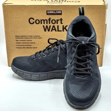 Kirkland Signature “Comfort Walker” Men’s [Black] Sneakers Slip-Resistant Shoes