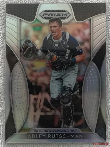 2019 Panini Prizm Draft Picks ADLEY RUTSCHMAN #100 Base Silver Baltimore Orioles