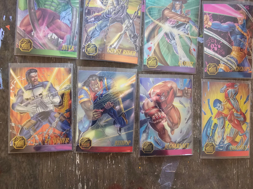 1995 Flair Marvel Annual - Chromium Complete Full Insert Set (12 Cards) - Bild 4 von 5