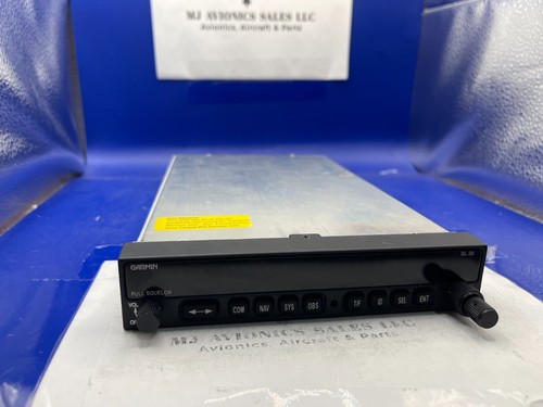 Garmin SL30 VHF NAV/COMM RADIO P/N 430-6040-303 WITH FAA FORM 8130-3