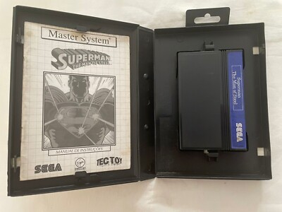 海外版マスターシステム SUPERMAN THE MAN OF STEEL Sega Master System Tectoy : Superman The Man of Steel Complete box