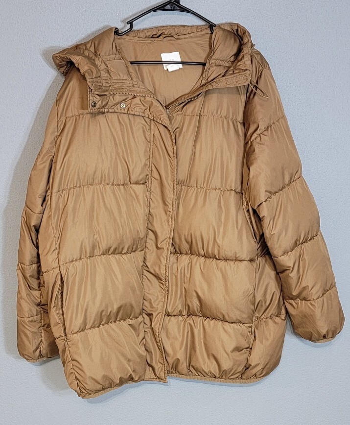 h&m brown jacket