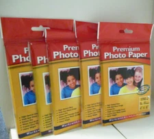 5 packs Greenbrier Inkjet Premium Photo Paper 4x6
