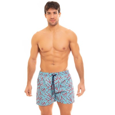 Costume Uomo Move Boxer Saint Vincent con Stampa Corallo D Made in Italy  PE24