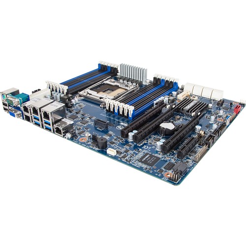 FOR GIGABYTE MU70-SU0 Motherboard LGA2011 128GB VGA c612 DDR4 Intel - Picture 3 of 5